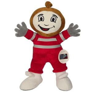 Ohio State Buckeyes Brutus Buckeye Plush Kids Stuffed Animal Mascot Doll Toy New